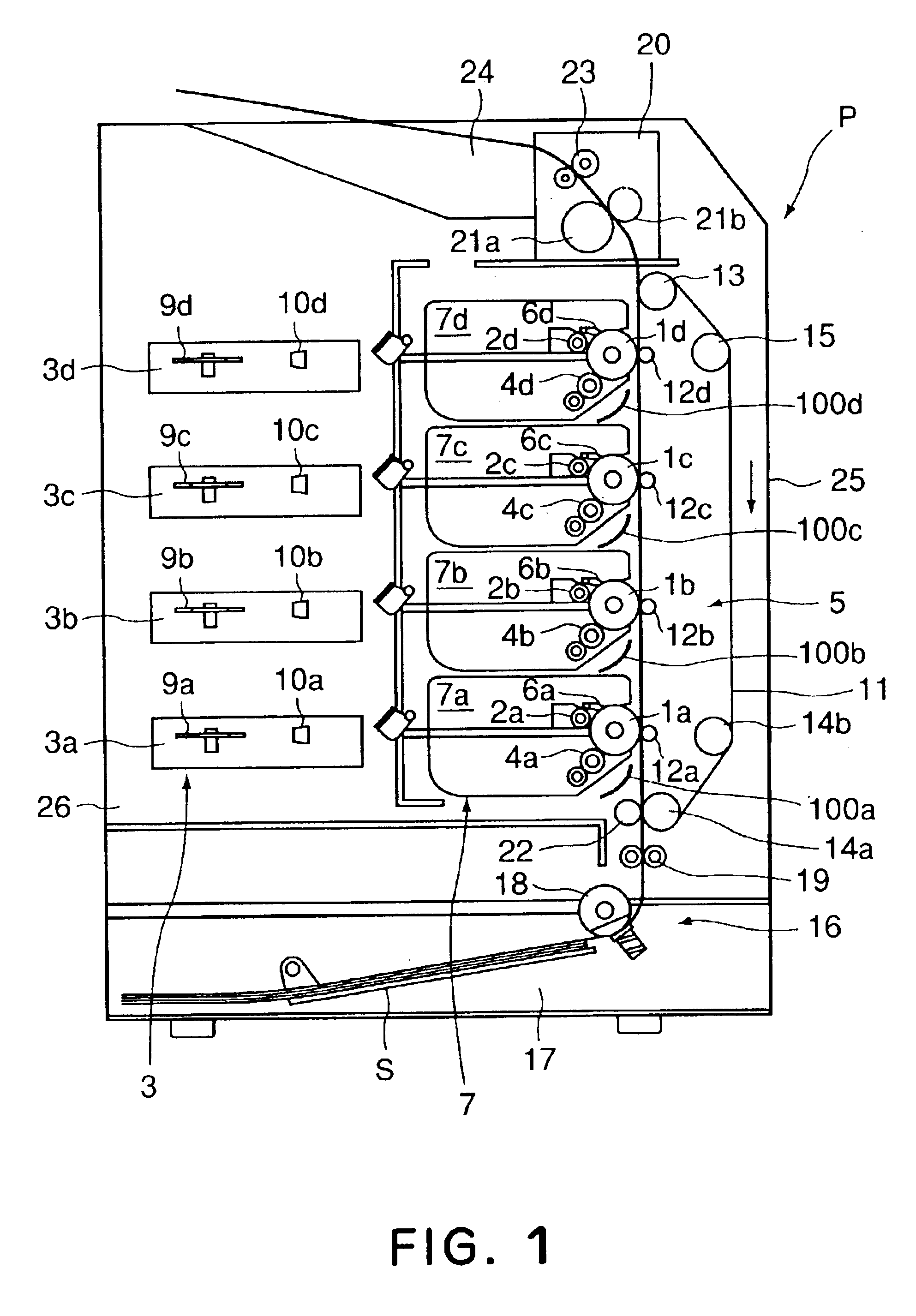 Process cartridge and spacer for same