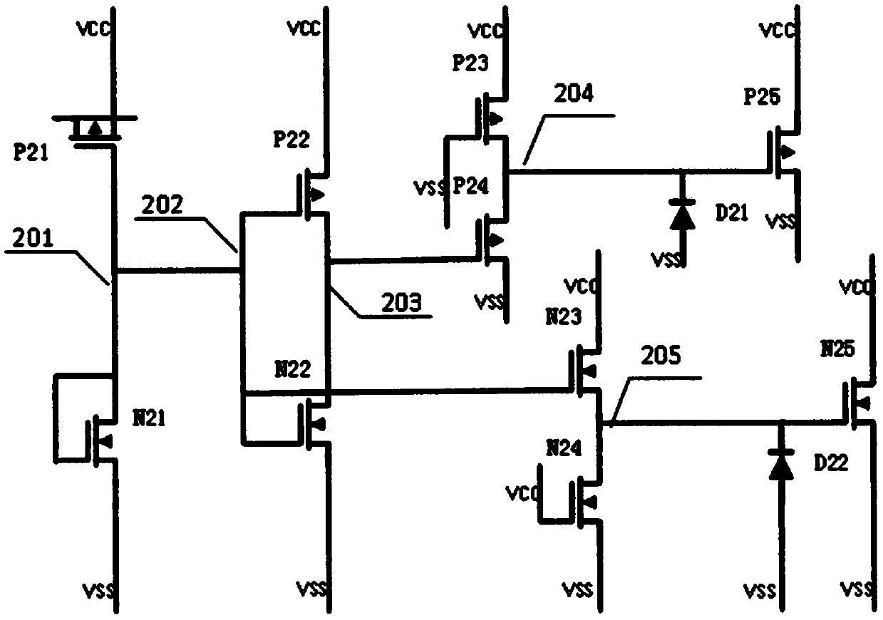 Integrated circuit ESD protection circuit