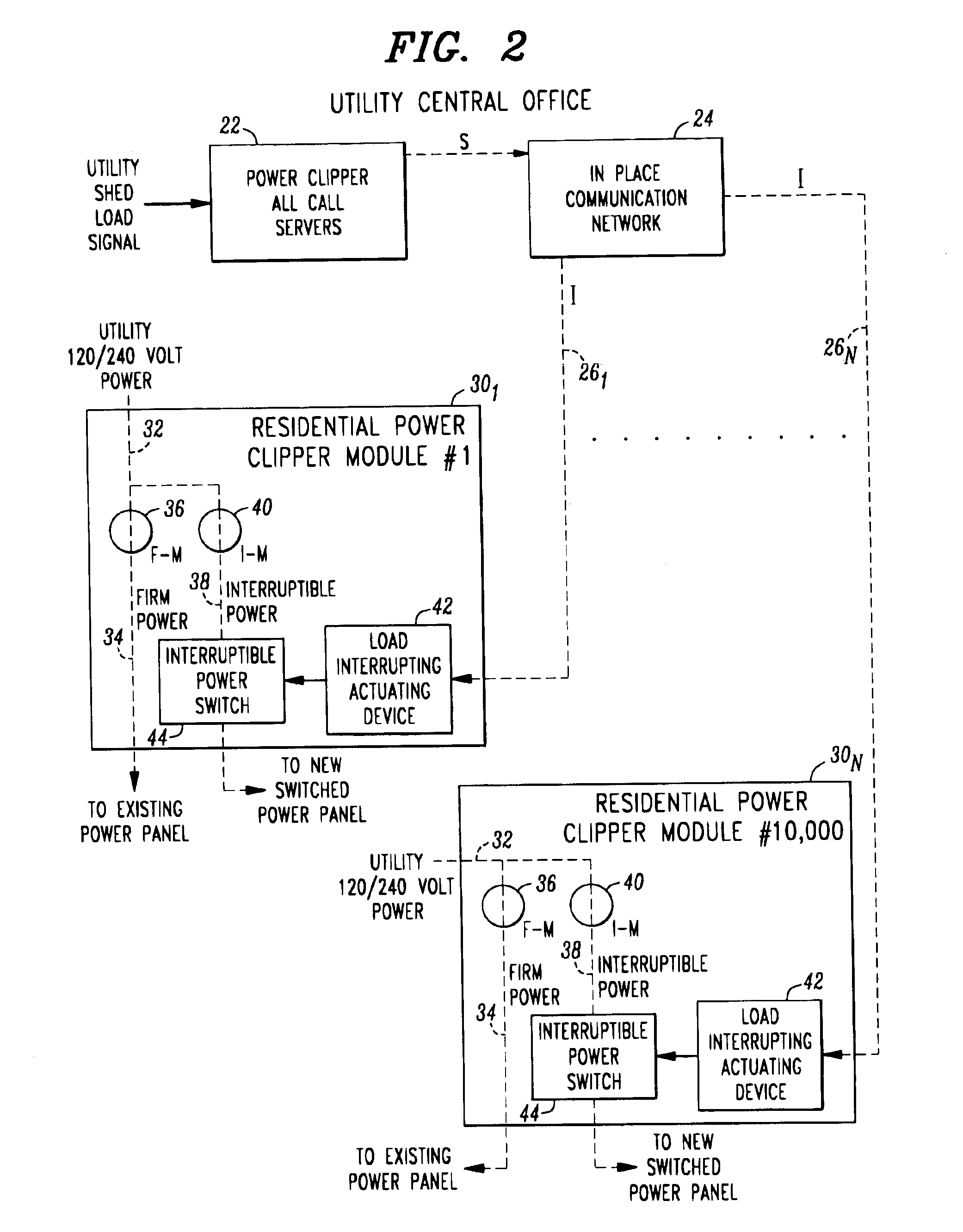 Interruptible power supply module