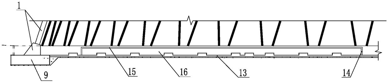 Reconstruction method and structure for reconstructing wet-type cooling tower into dry-type cooling tower in power plant