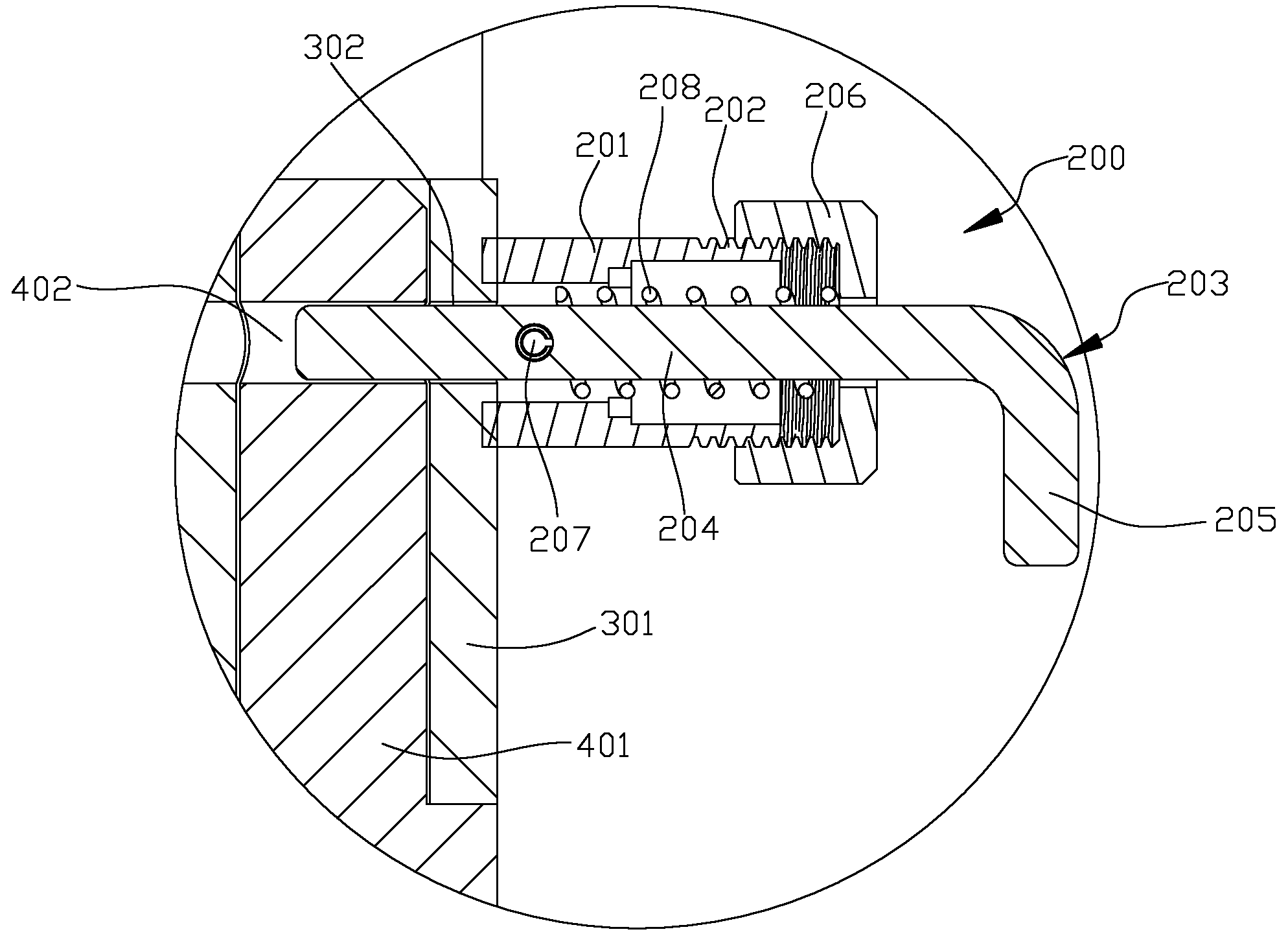Impact-resistant bolt connecting device