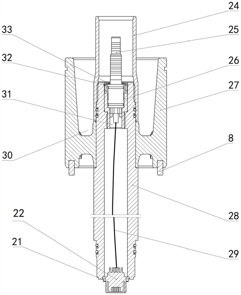 An integrated short connector for drilling tools