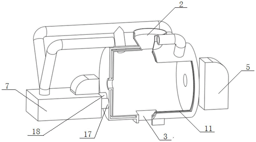 Rapid heating or cooling device for solid pellets