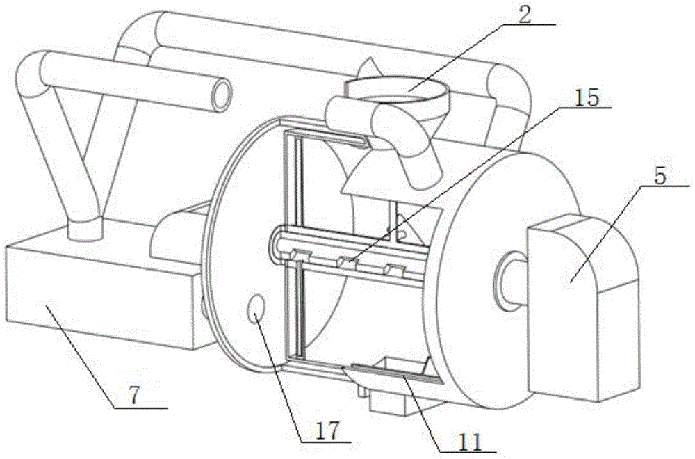 Rapid heating or cooling device for solid pellets