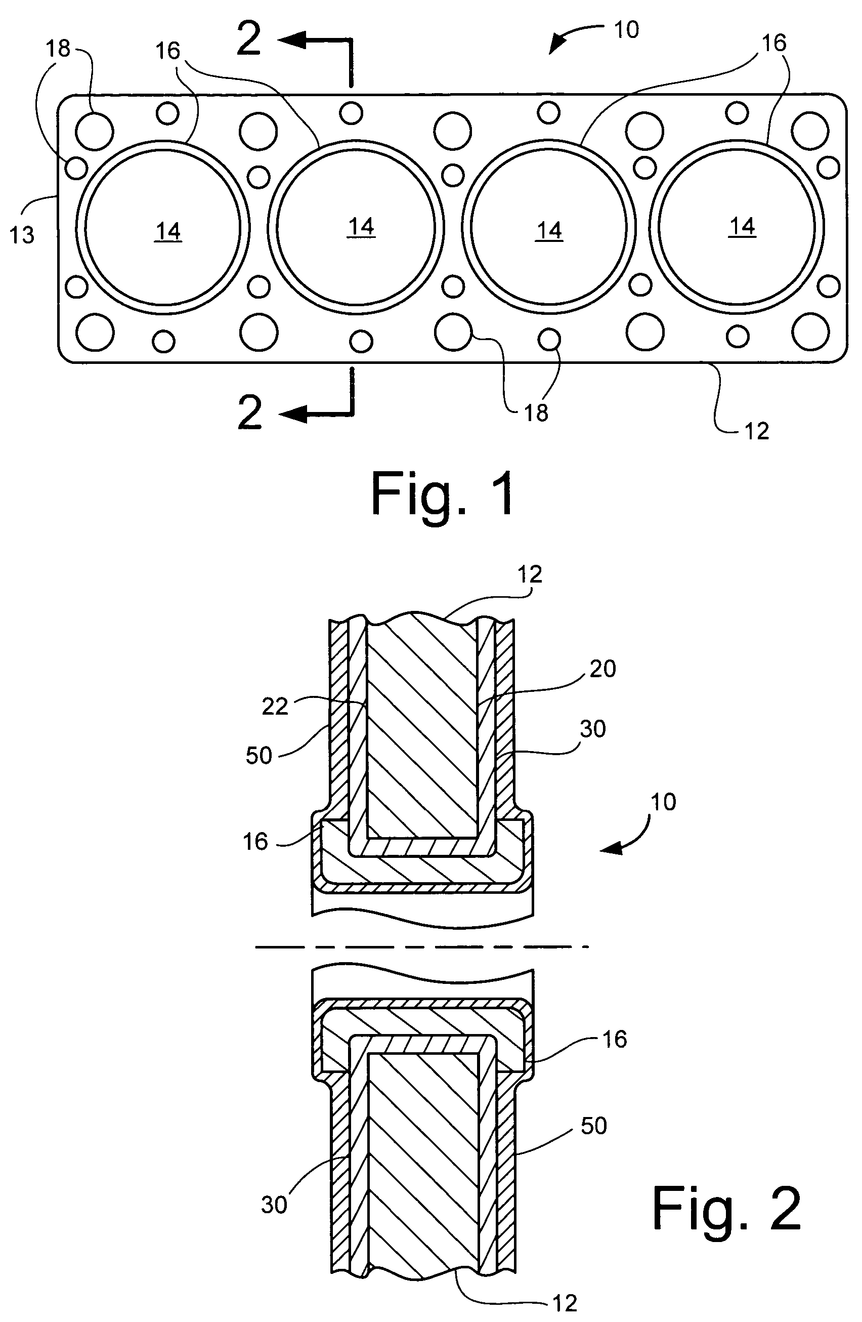 Light colored cylinder head gasket and method of producing