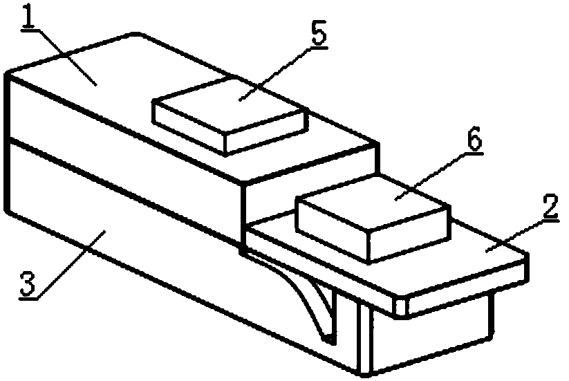 Unilateral hot-bending forming mold for hot-bending product