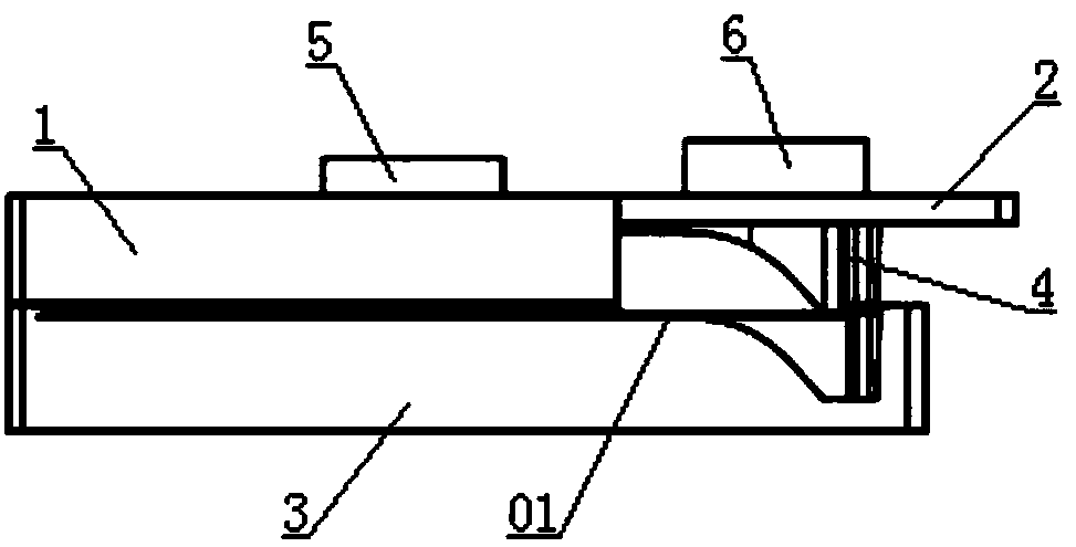 Unilateral hot-bending forming mold for hot-bending product