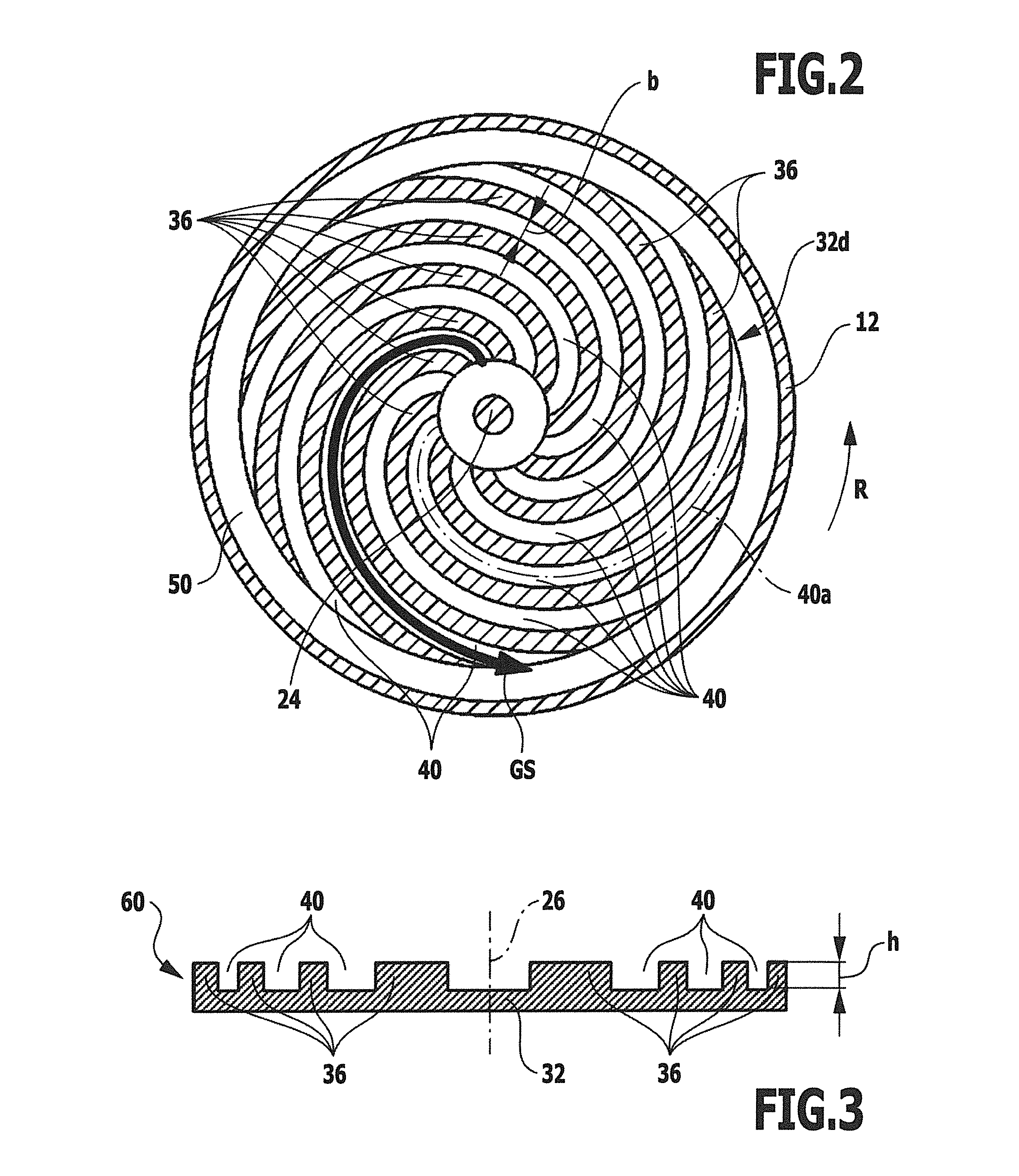 Separator and method for separating liquid droplets from an aerosol