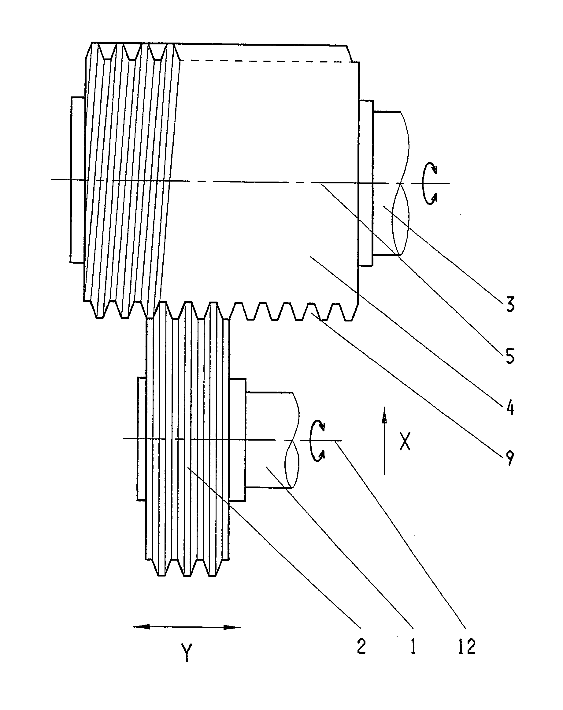 Process and dressing tool for the dressing of cylindrical grinding worms for the continuous generation grinding of gears