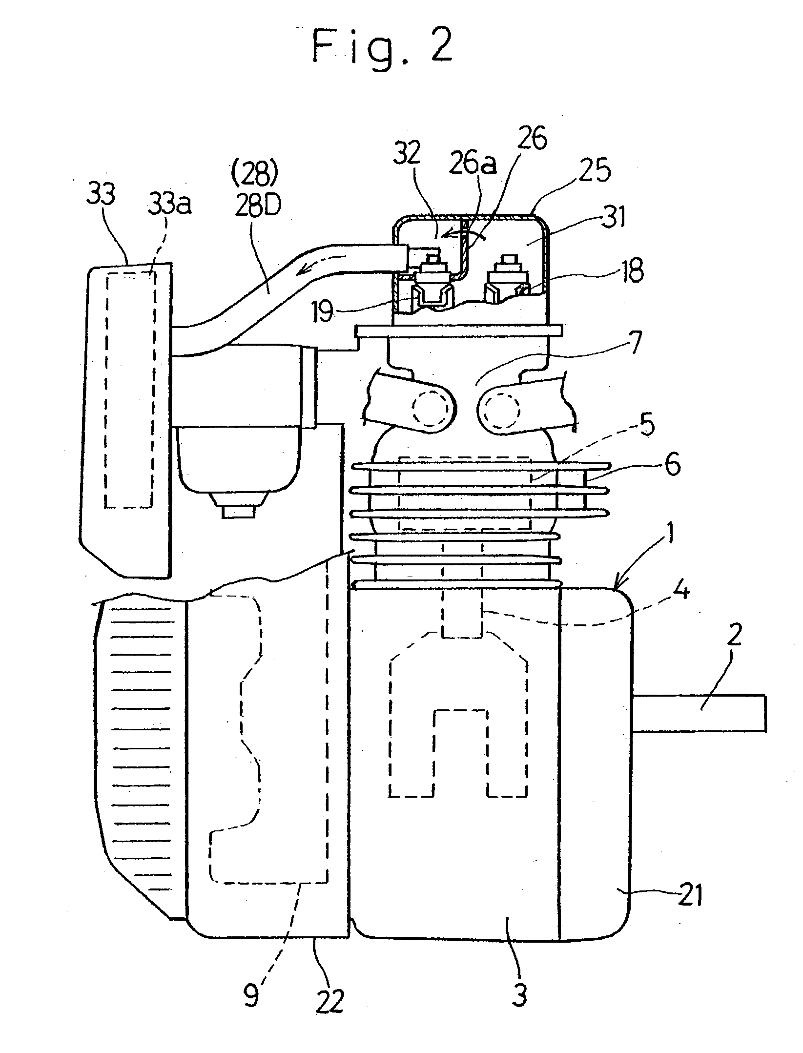 Breathing device for internal combustion engine