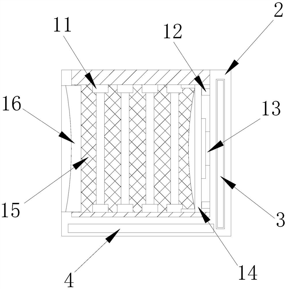 Film reading device for quickly reading film based on biological detection