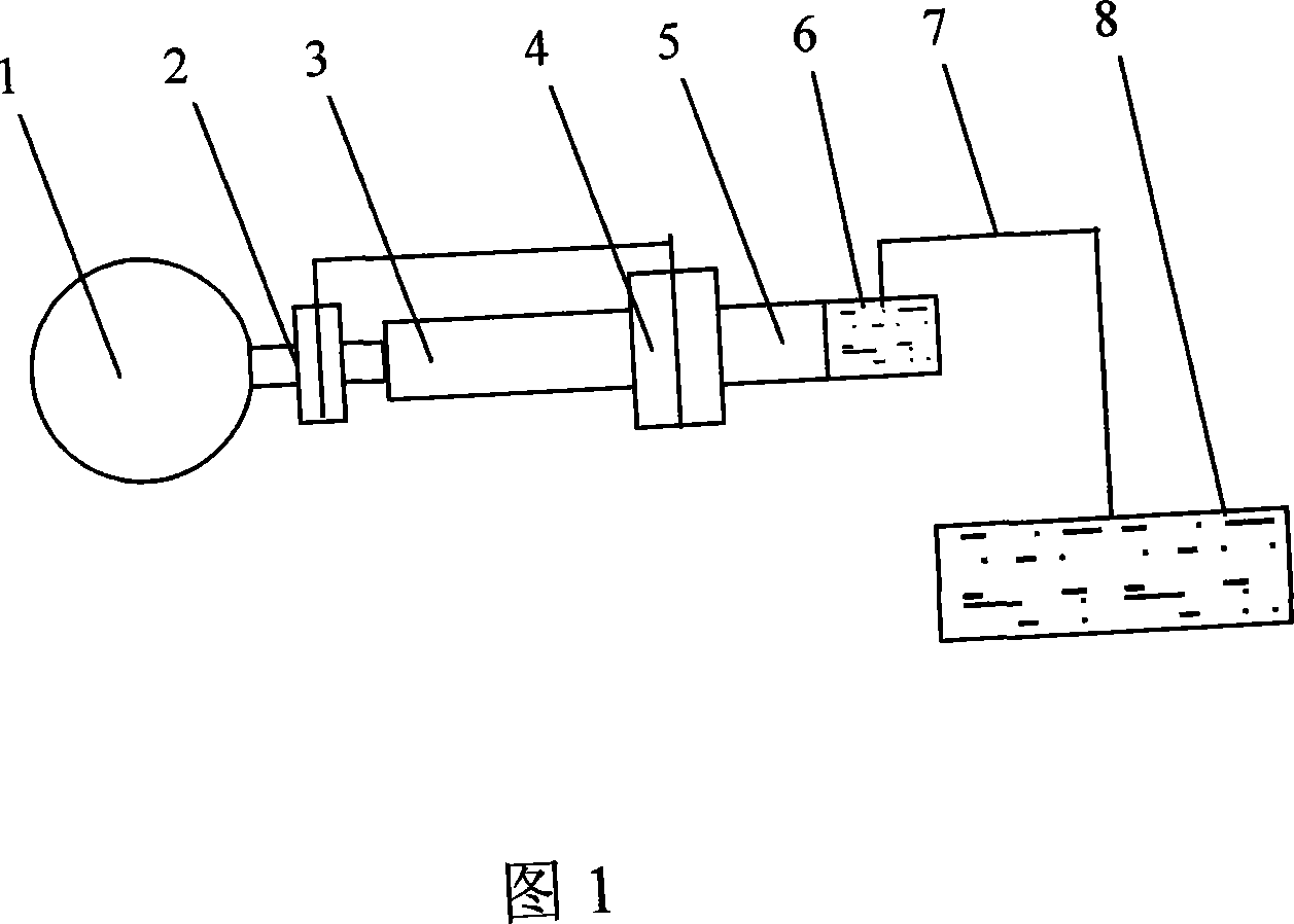 Gas sandstone fire extinguisher