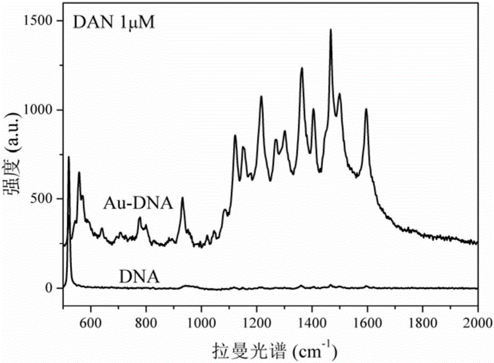 Micro-fluidic chip based on SERS detection, preparation method and application thereof