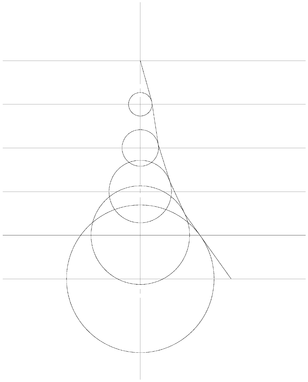 A design method for the spool of a multi-section mixing regulating valve