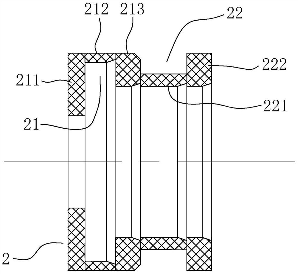 A vibration damping device, a hydrophone and an underwater vehicle