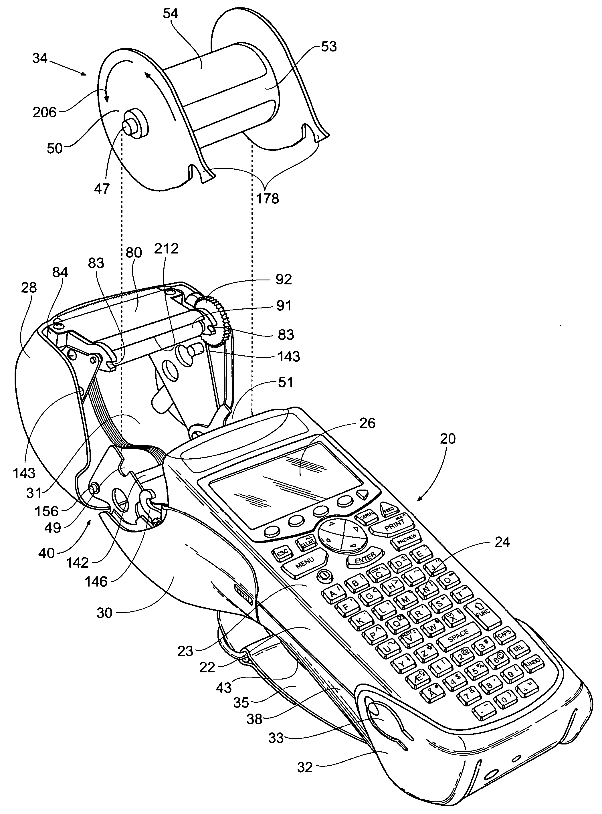 Portable printing system