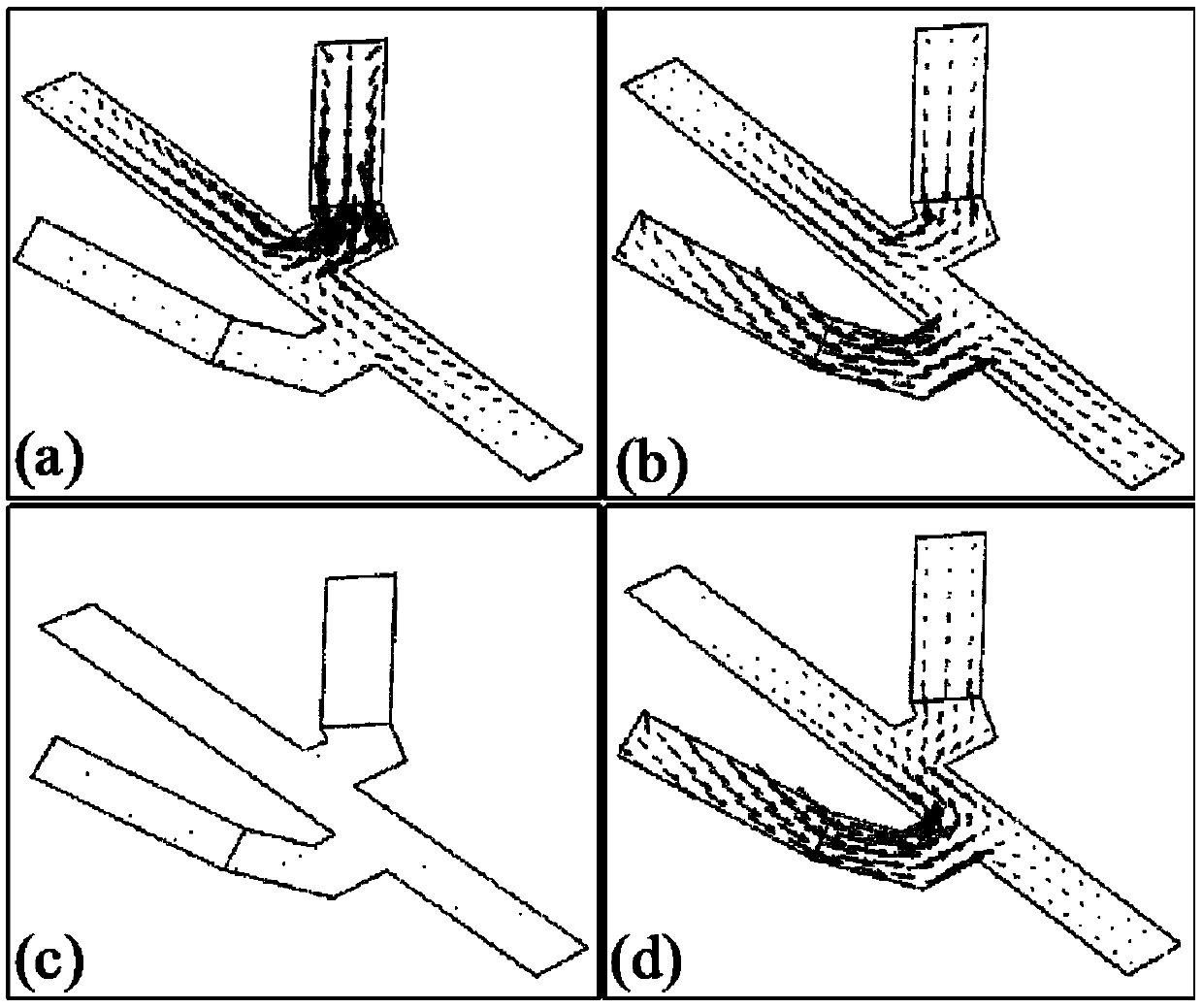 Y-shaped micro-nano structure