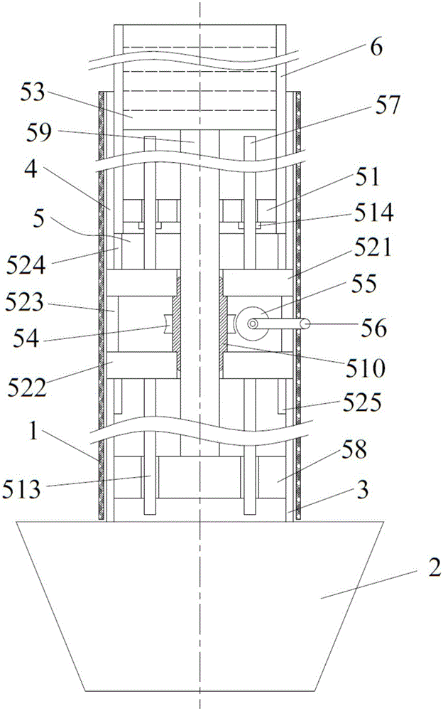 An adjustment device for pothos cultivation equipment