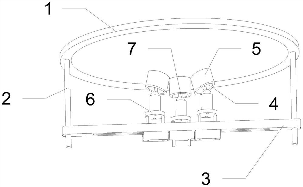 Mirror surface simulation tool capable of adjusting different curvatures