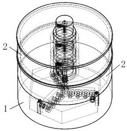 Anti-toppling biological test box device