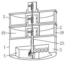 Anti-toppling biological test box device