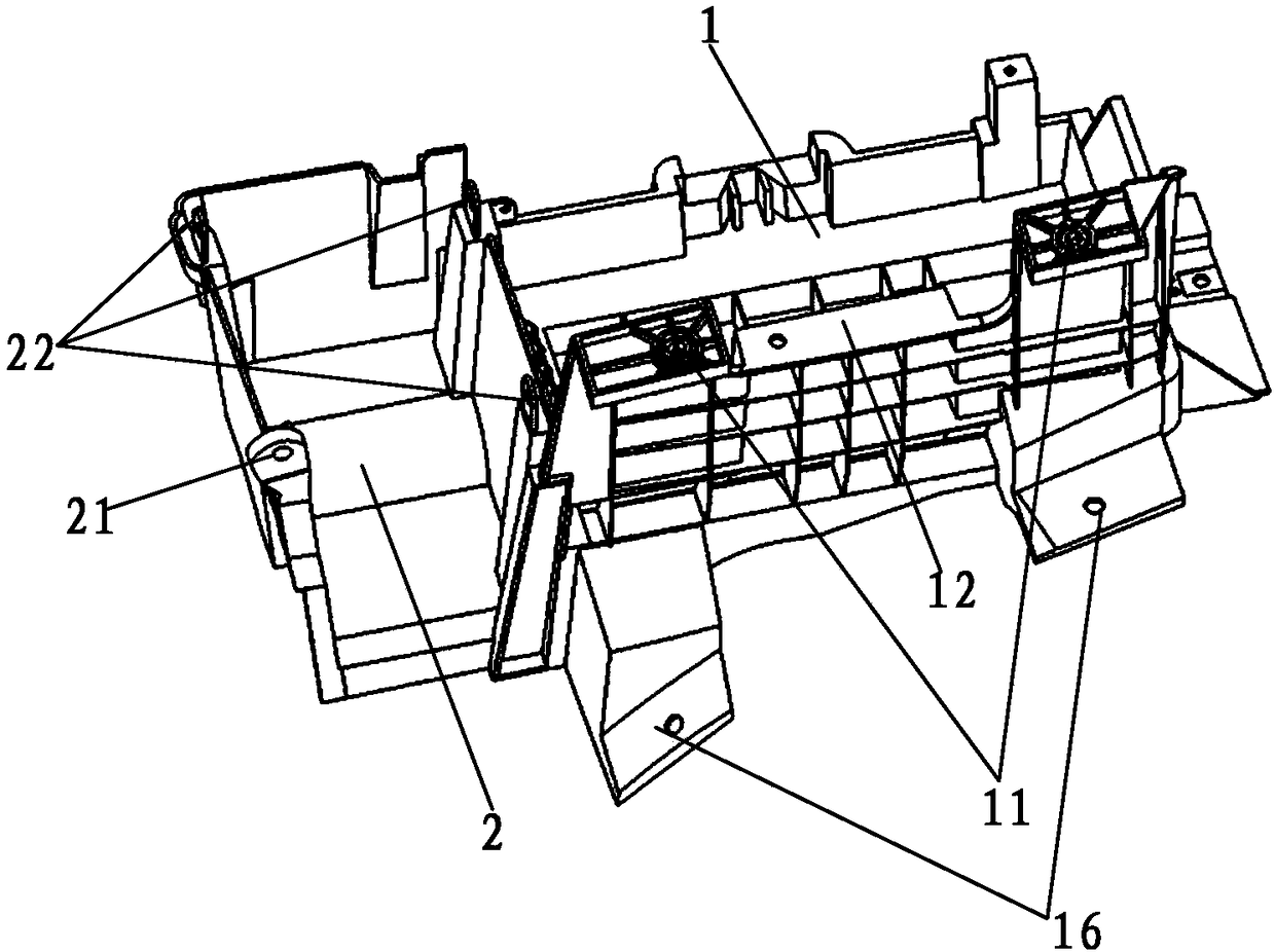 Mounting bracket assembly and automobile