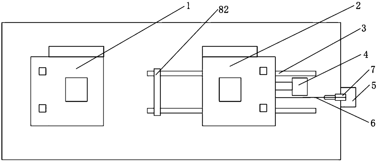 Stabilizer bar electrode heating equipment with supporting mechanism