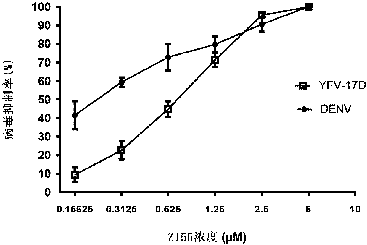 Polypeptide capable of inhibiting infection of Zika virus, dengue virus and yellow fevervirus and application of polypeptide