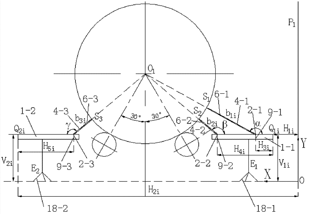 Device and method for measuring operating axis of barrel of rotary kiln