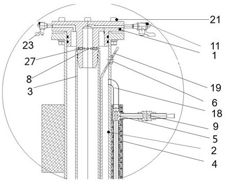 Oil-water well outside-pipe fluid channeling distributed optical fiber detection simulation device and use method thereof