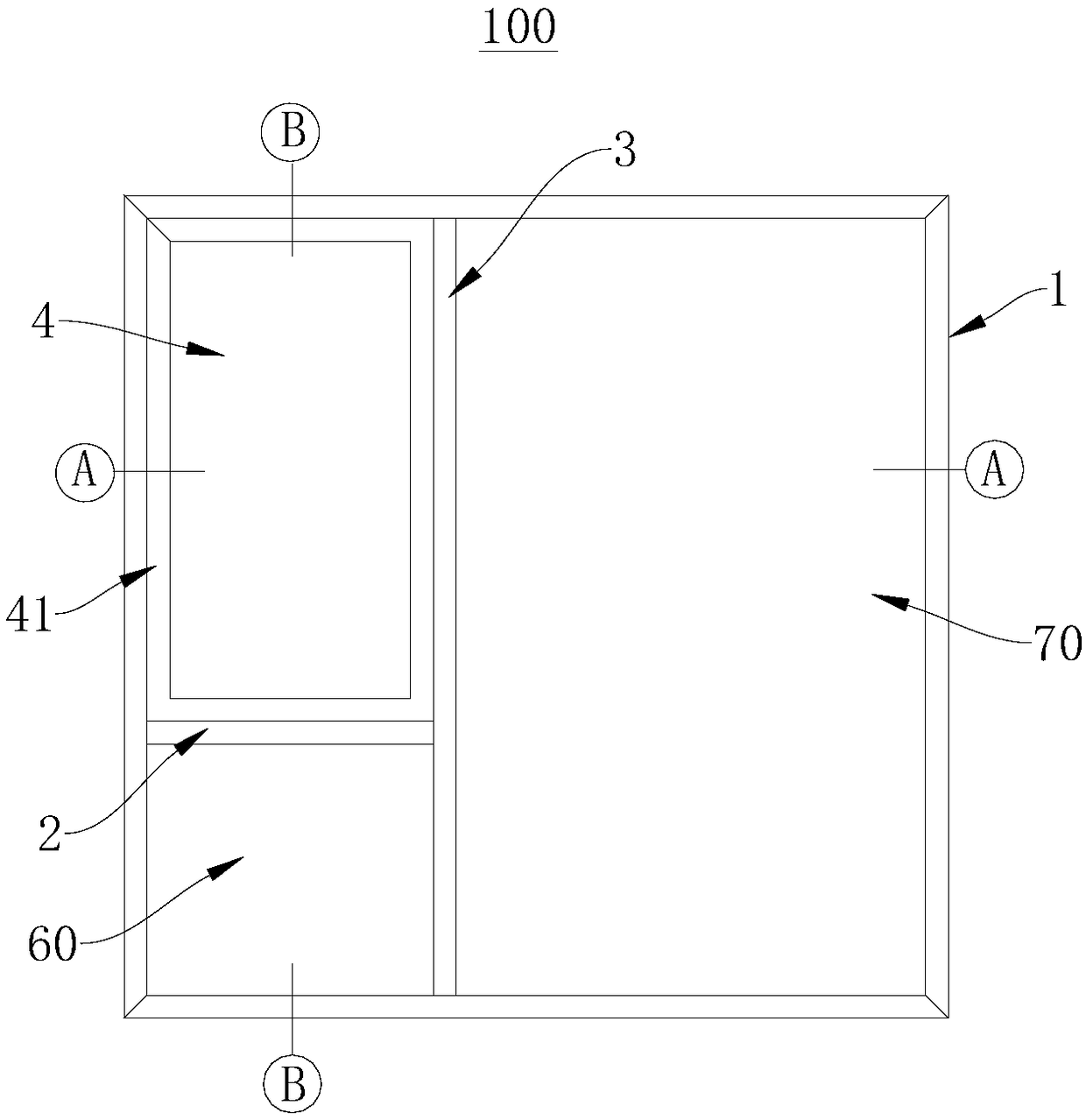 Casement window system structure
