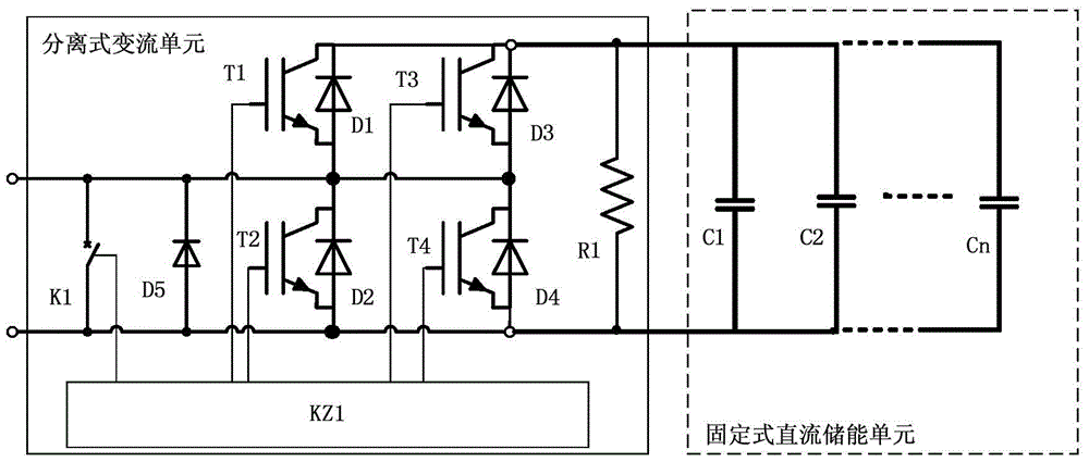 A modular unit suitable for large-capacity modular multilevel voltage source converters