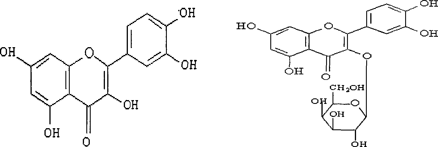 Medicinal composition containing lotus leaves and hypericum japonicum total flavone extraction and use thereof