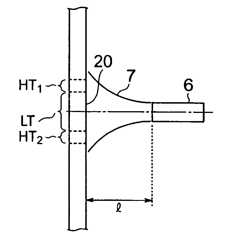 Method of producing porous glass-particle-deposited body and burner for synthesizing glass particles