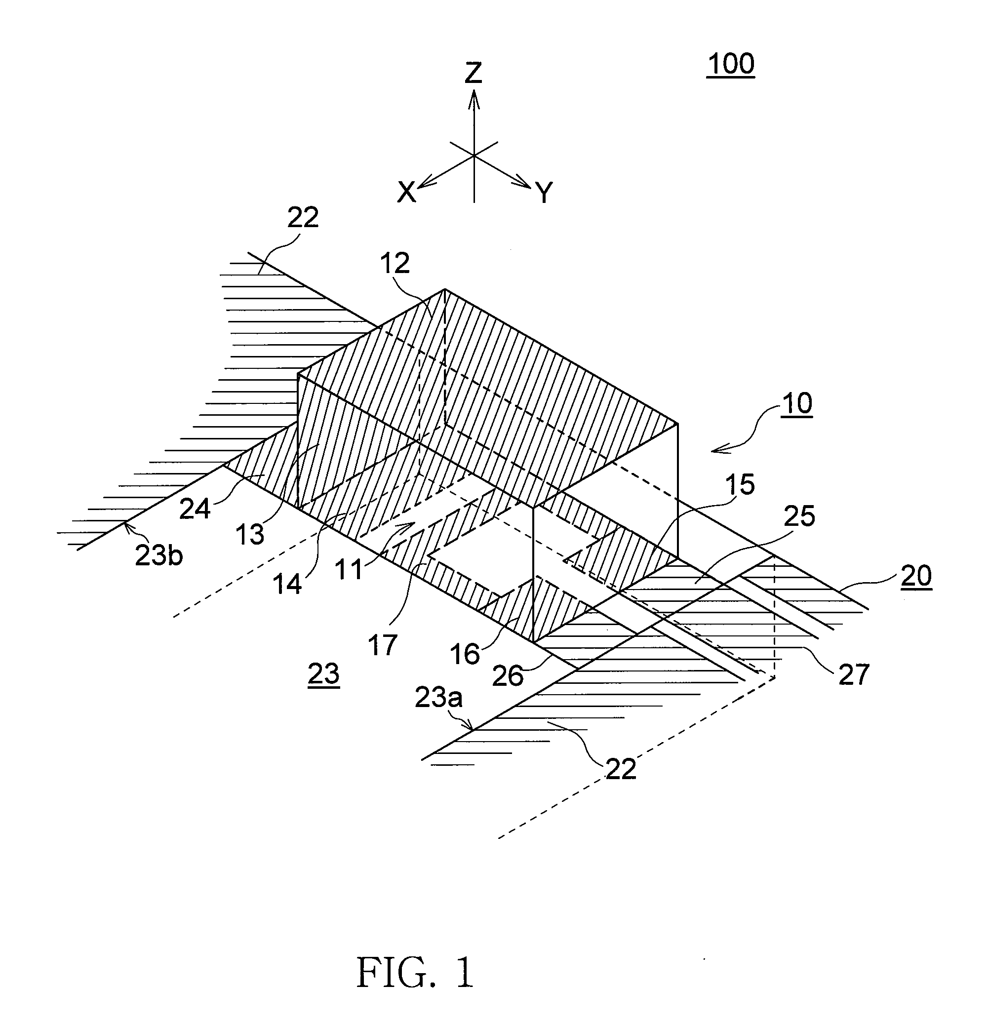 Antenna device and antenna element used therefor