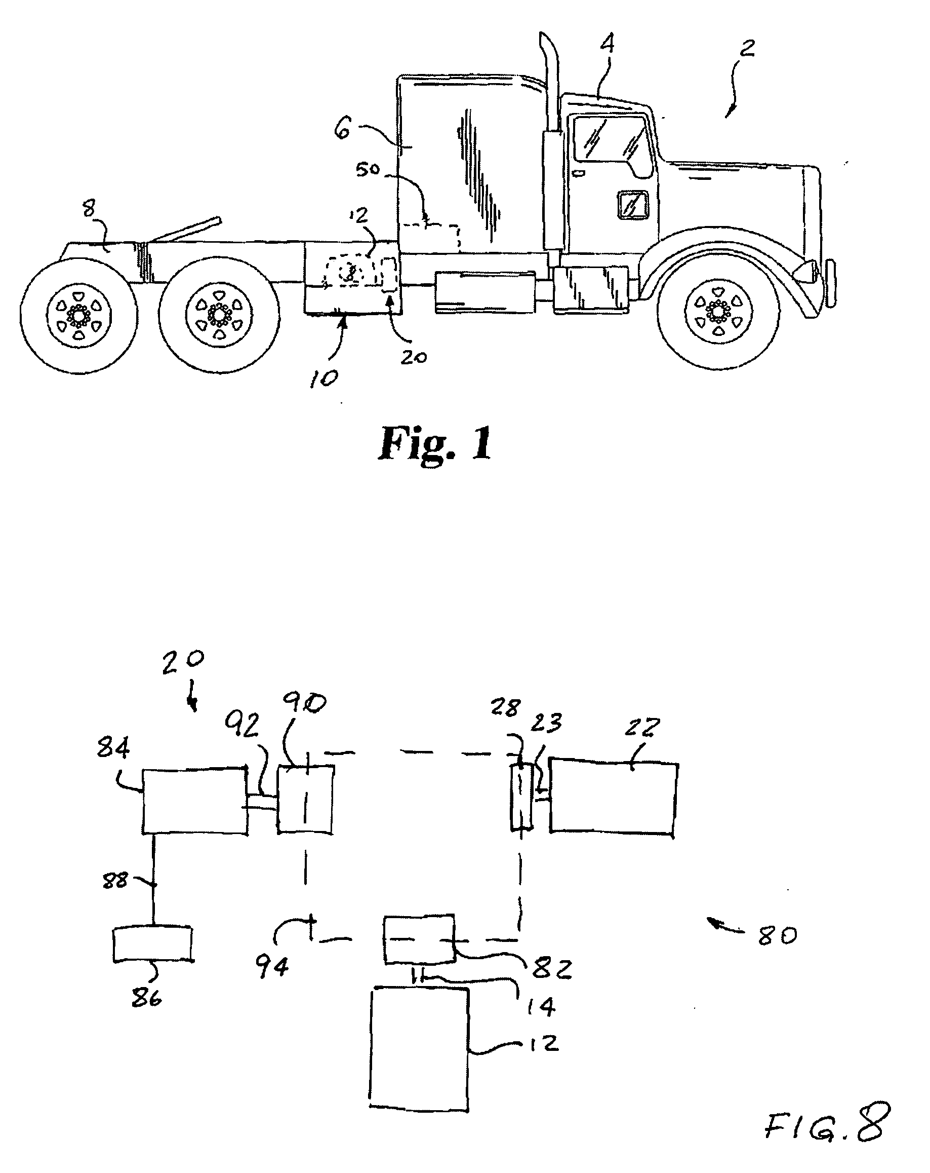 Reversible mode vehicle heating and cooling system for vehicles and method therefor