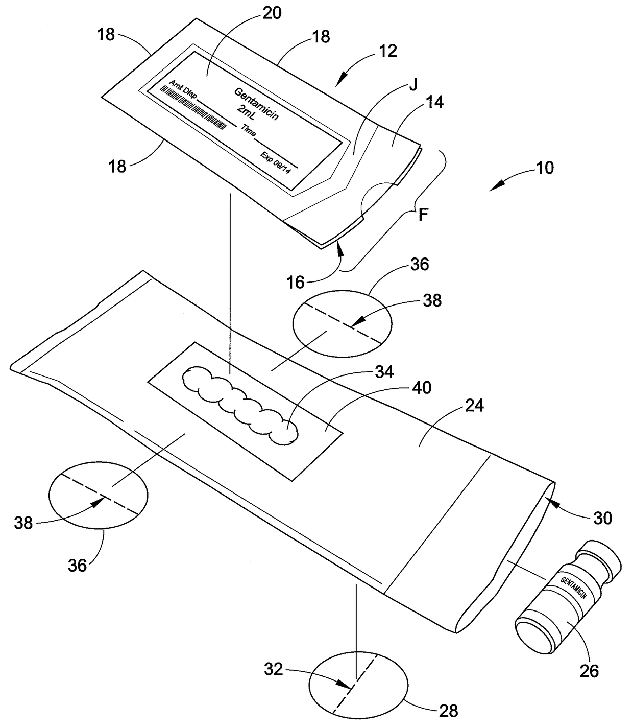 Sterile medication identification and labeling system