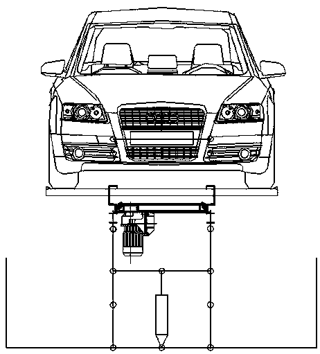 Automobile lifter capable of lifting and rotating