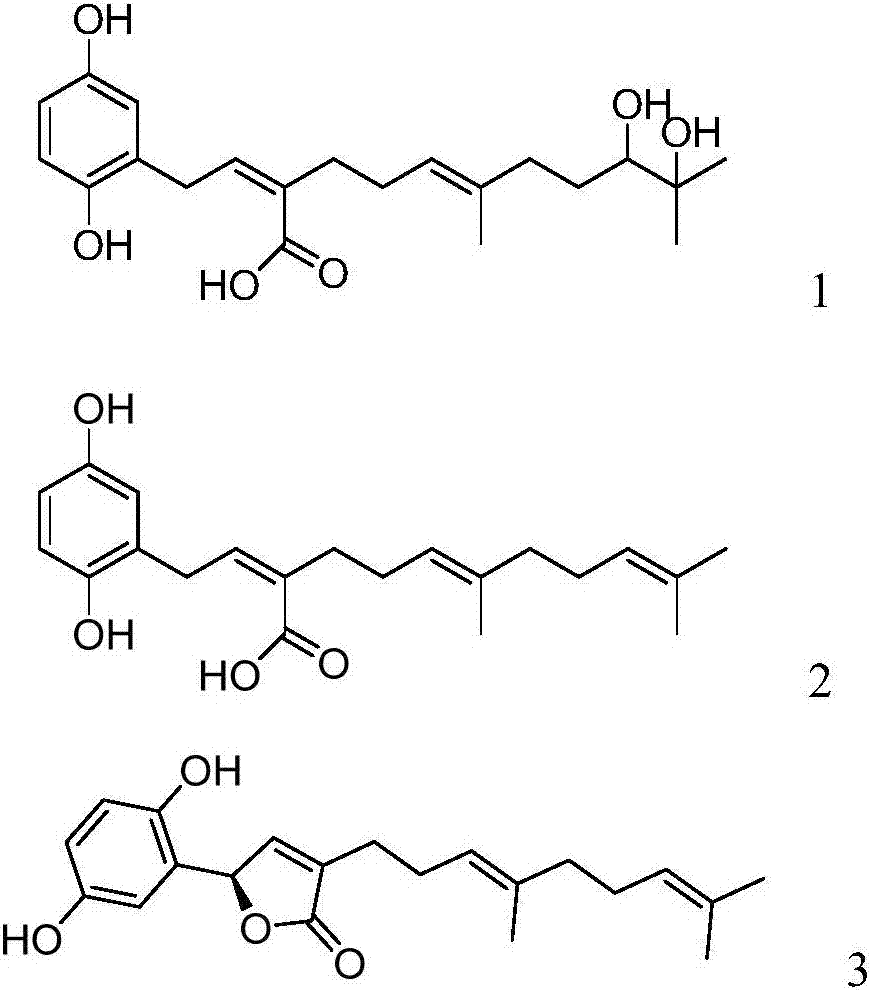 Lucid ganoderma meroterpenoid compound and medical composite thereof and application thereof