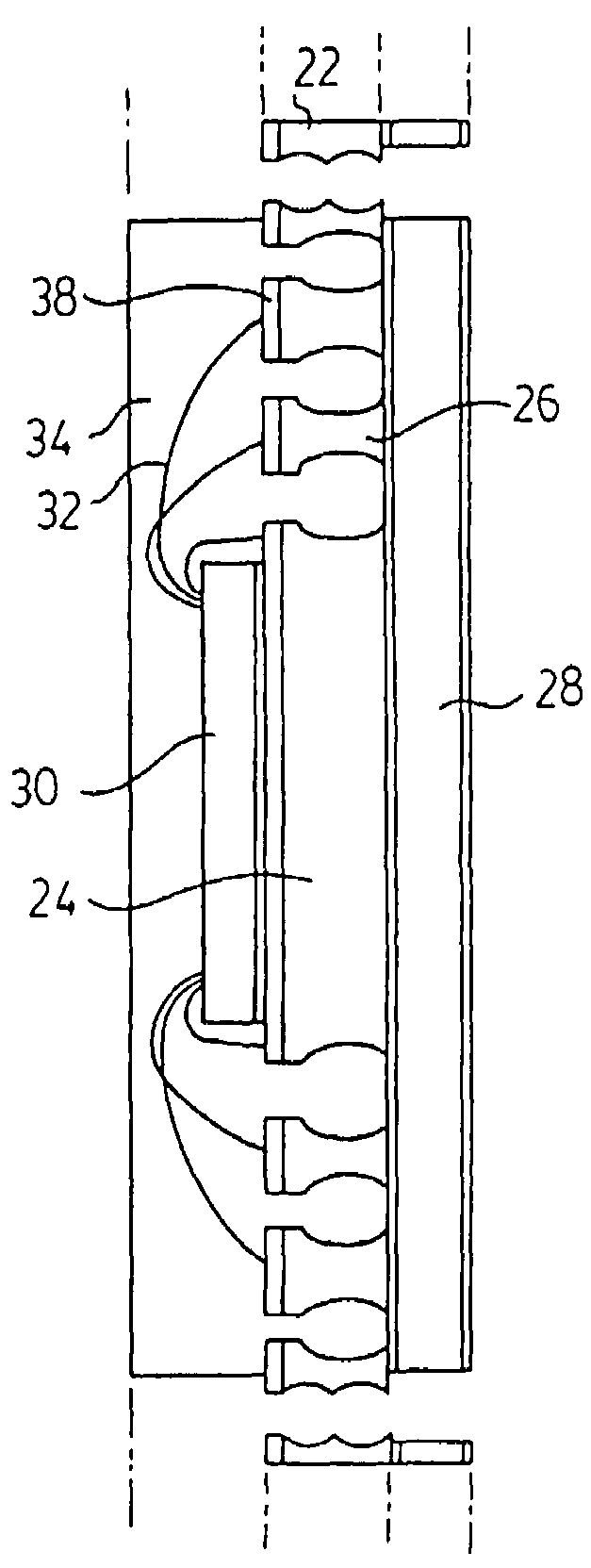 Process for fabricating an integrated circuit package