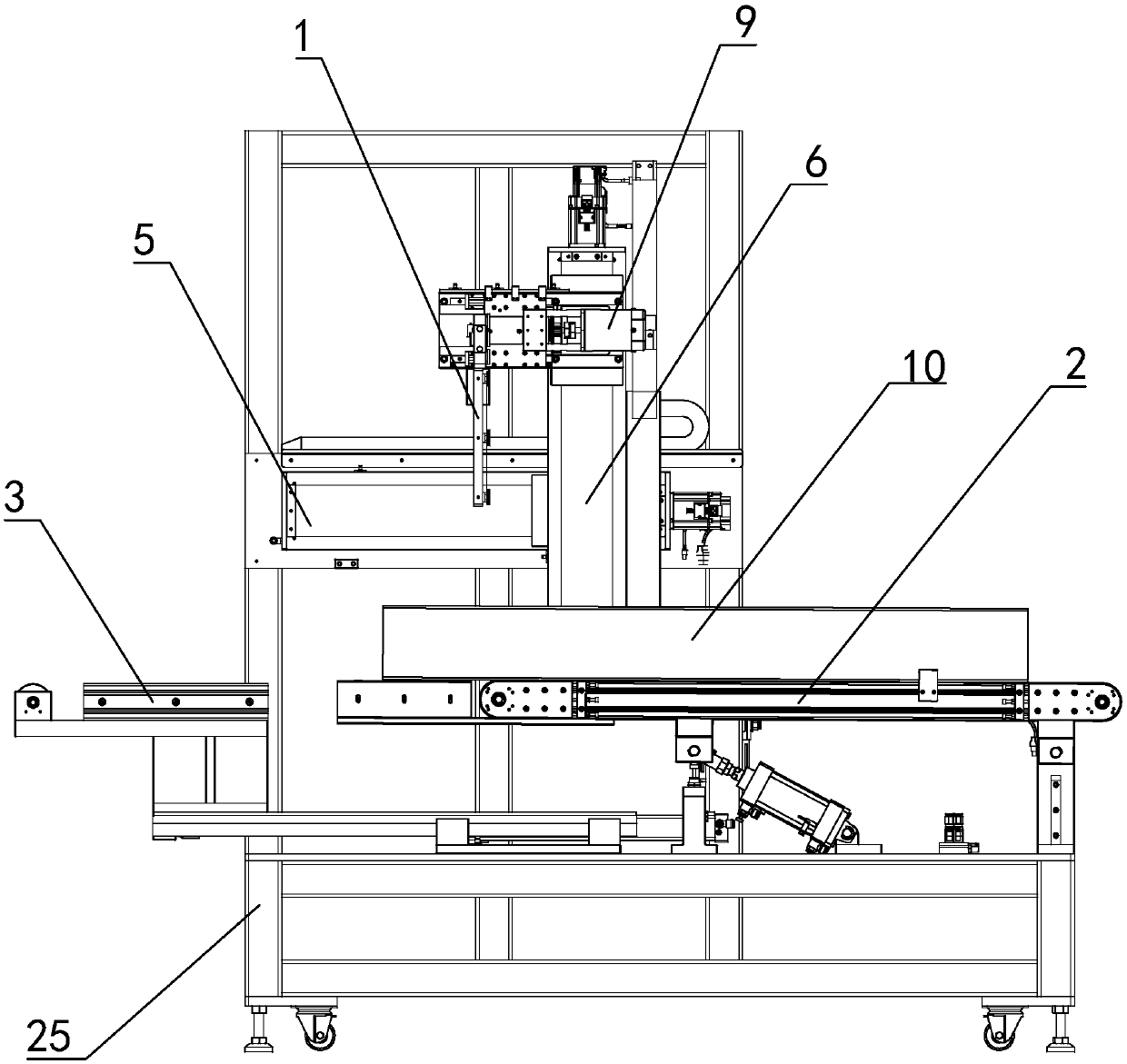 Wet unit cutting device capable of automatically following cutting