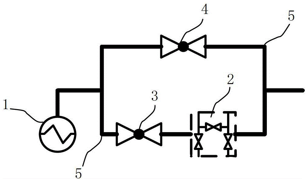 A superconducting magnet pressure relief valve and pressure relief system