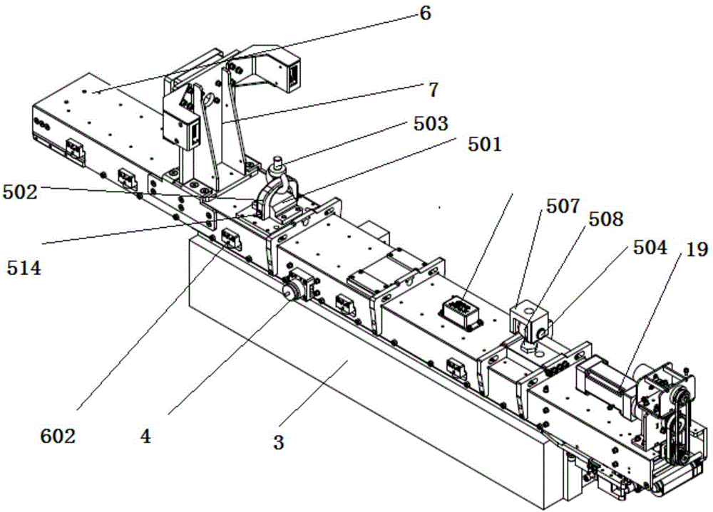 Positioning mechanism for silicon rod loading and unloading