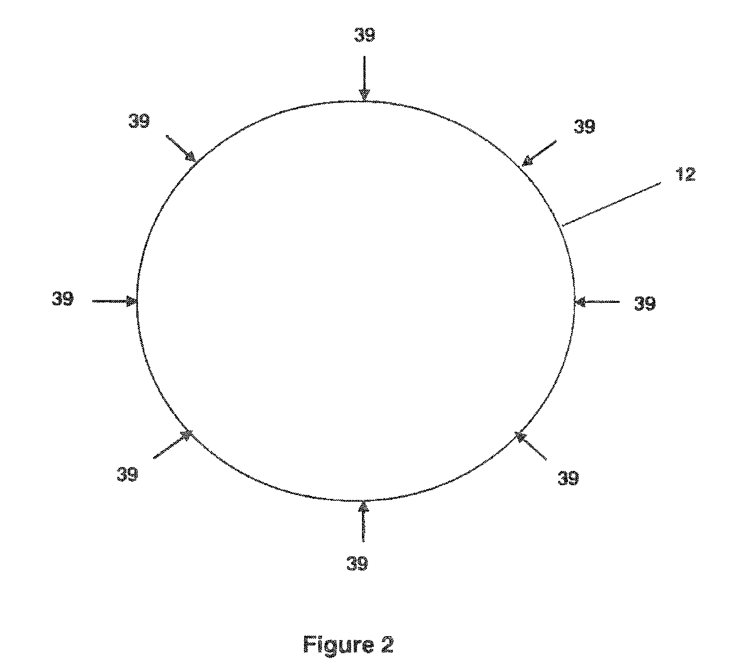 Method for injecting a feed gas stream into a vertically extended column of liquid