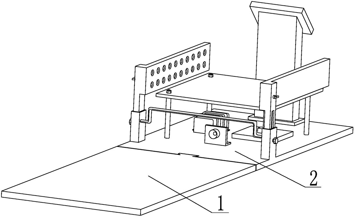 A kind of sitting position body forward bending and sit-up tester for sports and using method