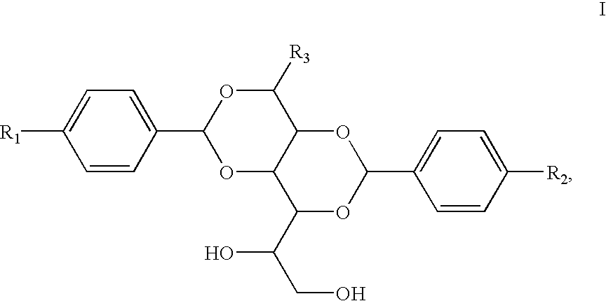 Dibenzylidene sorbitol (DBS)-based compounds, compositions and methods for using such compounds