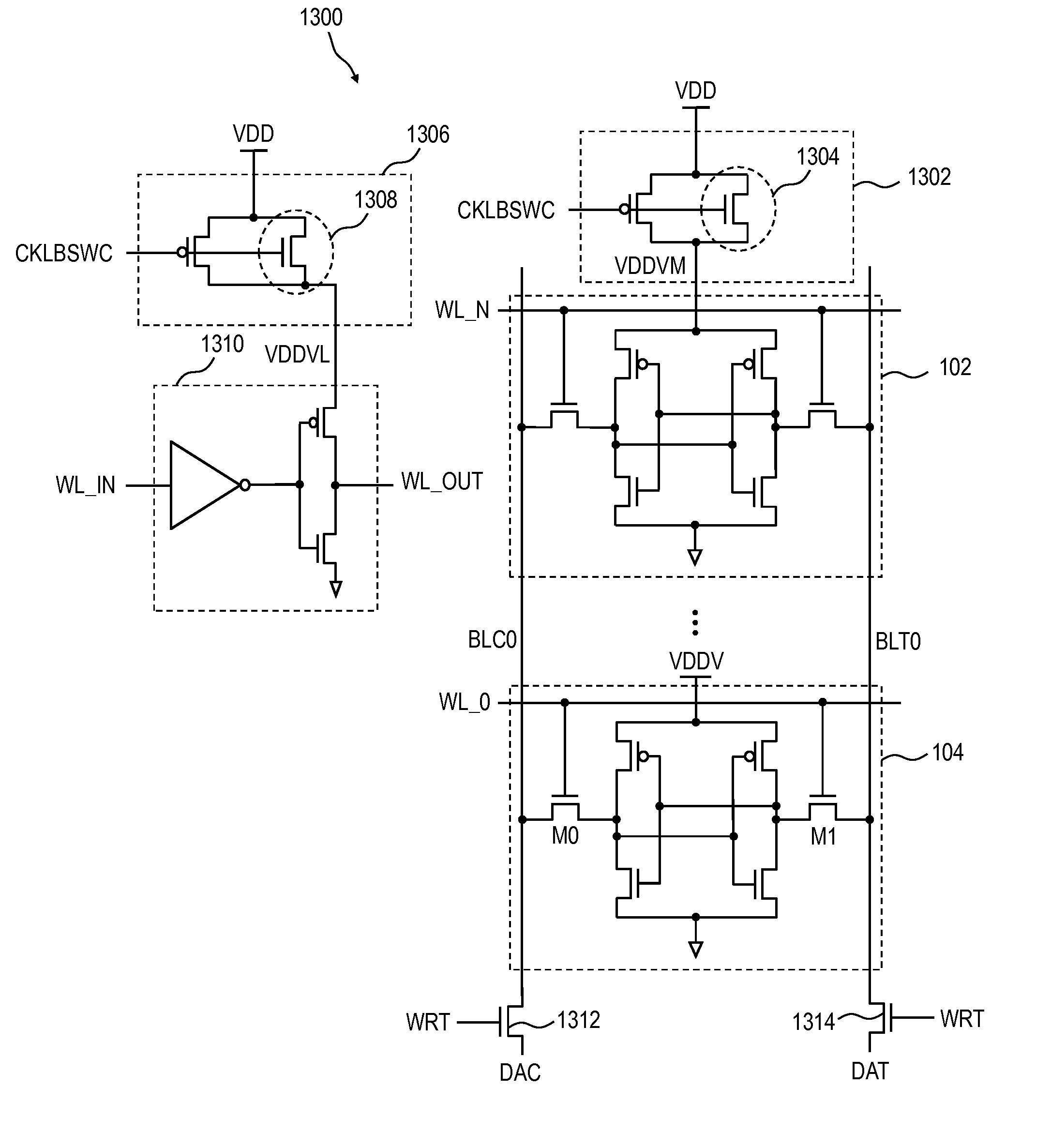 Finfet-based boosting supply voltage circuit and method