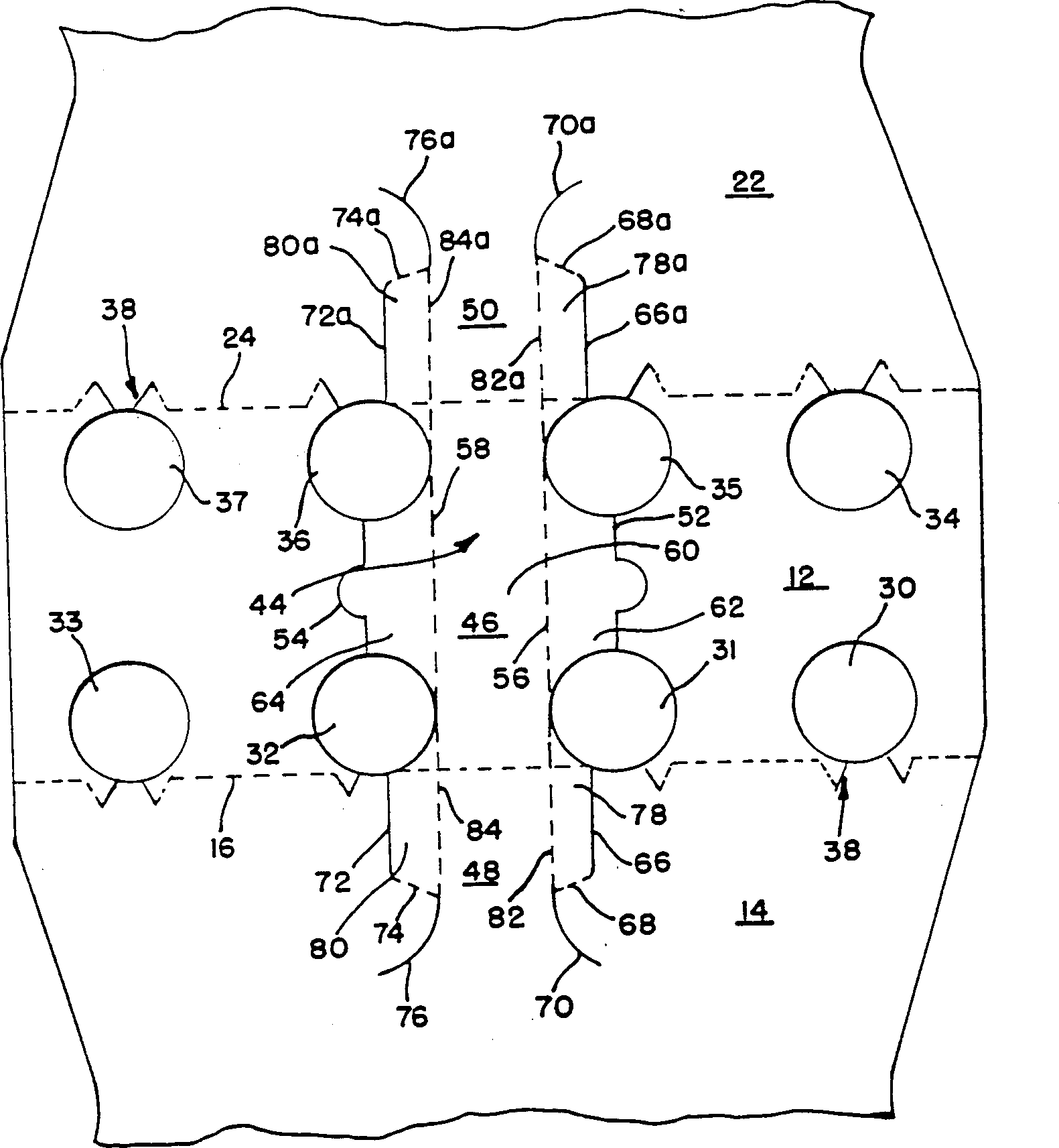 Carton having shock-absorging carrying handle