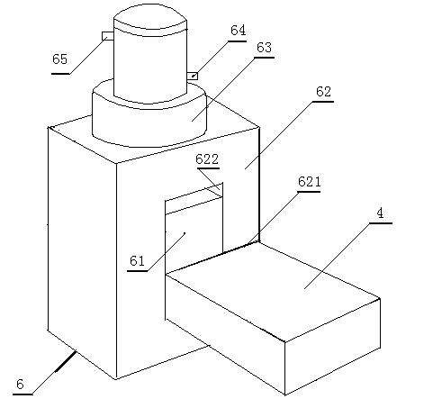 Hydraulic locking device for scraping tumbling mill