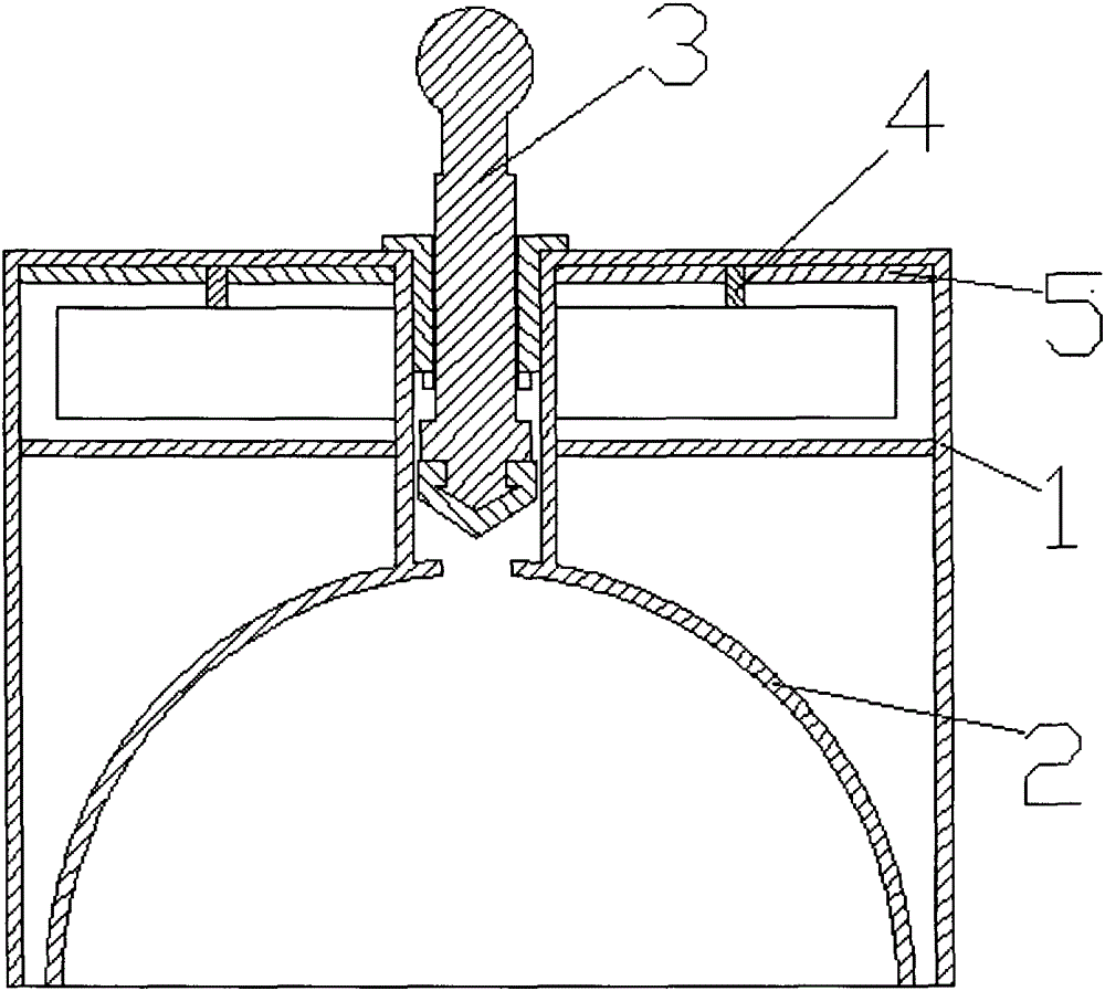 Ultrasonic probe for breast diagnosis